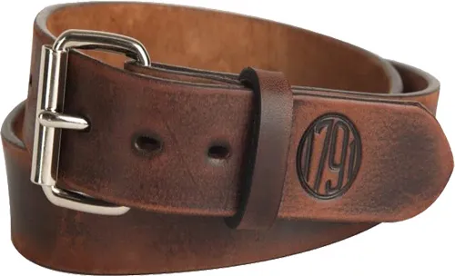 1791 Gunleather BLT-01-42/46-VTG-A Gun Belt, Vintage Brown, Size 42/46 - View 2