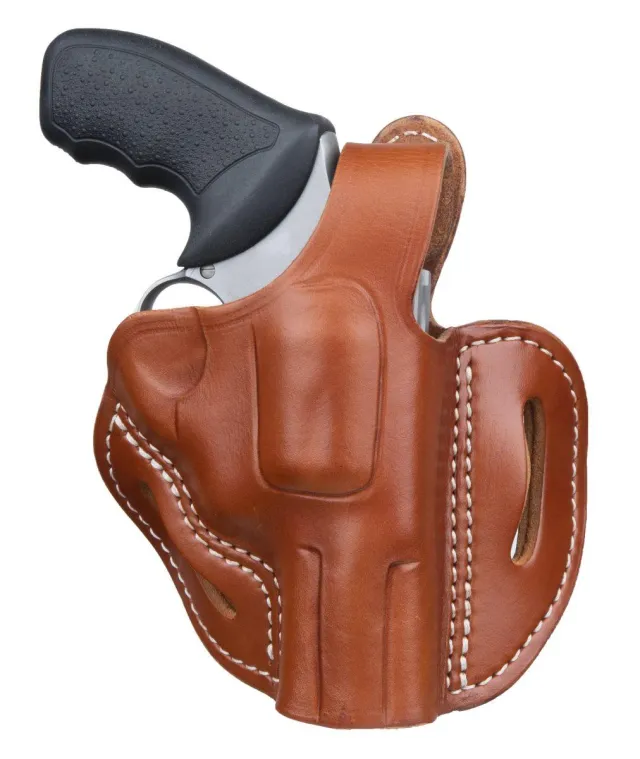 1791 Gunleather RVHX-2S-CBR-R Revolver Holster K&L Frame 3" Brown RH - View 2