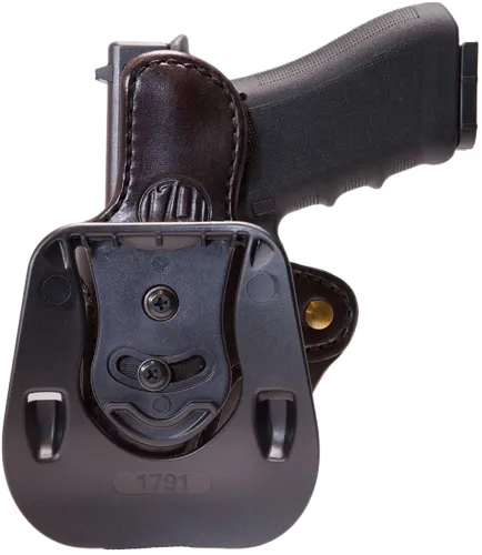 1791 Gunleather OR-PDH-2.3-SBR-R Optic Ready Paddle Holster Brown RH - View 2