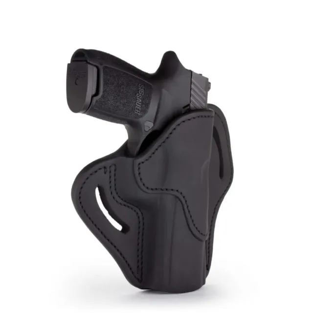 1791 Gunleather BH2.4S Open Top Multi-Fit Belt Holster - Stealth Black RH - View 2