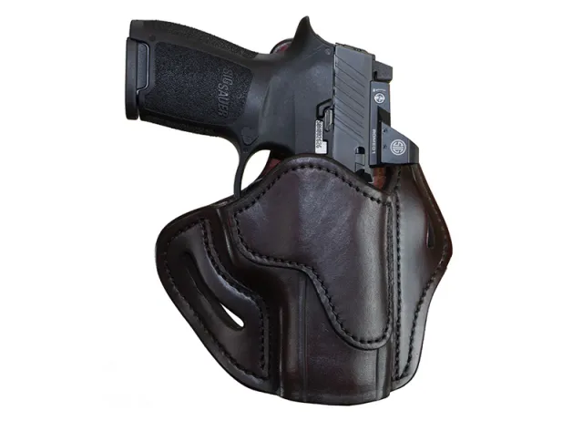 1791 Gunleather OR-BH2.4S-SBR-R Optic Ready Holster Sig Brown RH - View 2