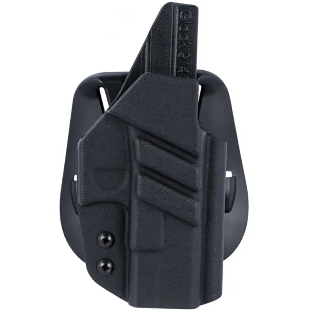 1791 Gunleather TACPDHOWBGlock-BLK-R Tactical Kydex OWB Holster Black RH - View 2