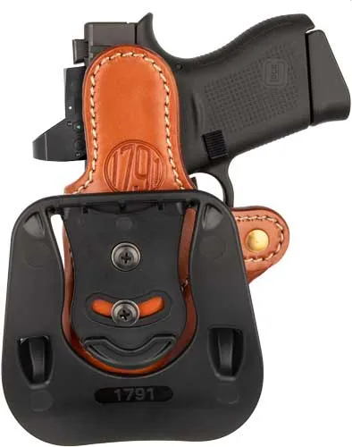 1791 Gunleather OR-PDH-C-CBR-R Holster Compact 2.5-3 in Classic Brown - View 2