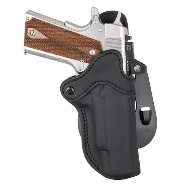 1791 Gunleather Opt RDY Paddle SZ1 Stealth Black RH 1pc - View 2