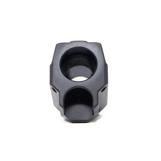 Faxon Firearms EXOS-525 9mm 1/2x28 Black Nitride Compensator - View 3