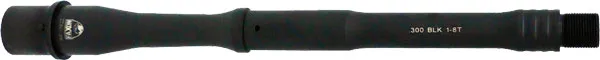 Faxon Duty Series 300 BLK 10.5in CLMP Gunner AR-15 Barrel (15A38P10NGP-CL) - View 2