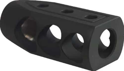Timber reek Outdoors Beohbblc Muzzle Brake Black erakote With 49/64-20 TPI - View 2