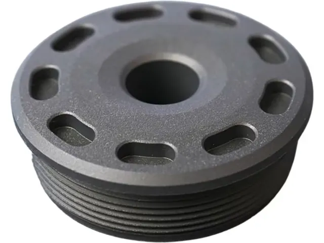 SilencerCo AC5390 Bravo Front Cap .30 Carbine Titanium Matte Black - View 2
