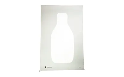 Action Target Q-WH-100 FBI/DEA Q Target, Bright White, 22.5"x34.5", 100 Pack - View 2