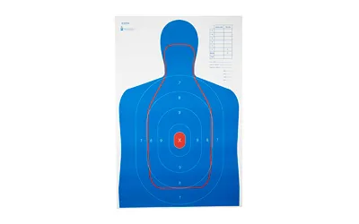 Action Target RCB27EQ100 B-27E & FBI Q Combo Silhouette 23"x35" 100/Box - View 2