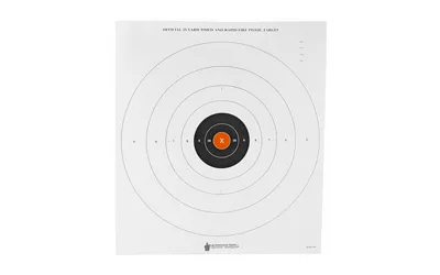 Action Target B8POC100 25-Yard NRA Bullseye Paper Target 21"x24" 100-Pack - View 2