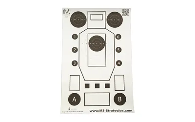 M3 Strategies M3-MK3-100 Multi-Purpose V3 Training Target, 23"x35", 100/Box - View 2