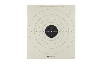 Action Target B8100 25-Yard Timed Rapid Fire Pistol Target 21"x24" 100 Pack - View 2