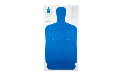 Action Target B27SBLUE100 24"x45" Blue Silhouette Paper Target 100 Pack - View 2
