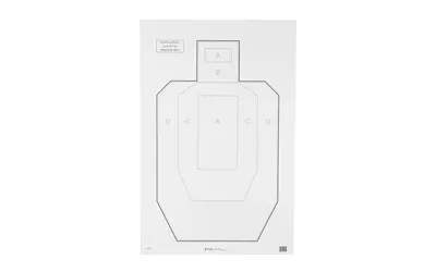 Action Target IPSCP100 23"x35" IPSC/USPSA Paper Target 100 Pack - View 2