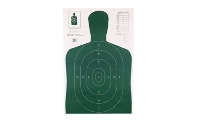 Action Target B-27E Silhouette 23x35 Green Heavy Paper 100-Pack - View 2