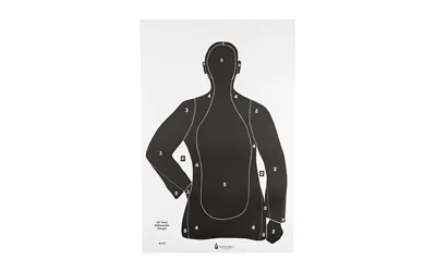 Action Target B21EBLACK100 23"x35" Black Silhouette Targets 100 Pack - View 2