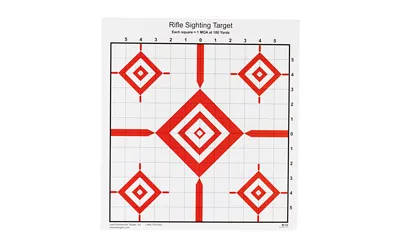 Action Target SI13100 Advanced Rifle Sighting Target 14"x15" 100 Pack - View 2