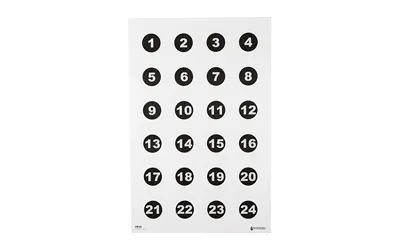 Action Target VB24100 Military Circle Paper Target 23"x35" 100 Pack - View 2