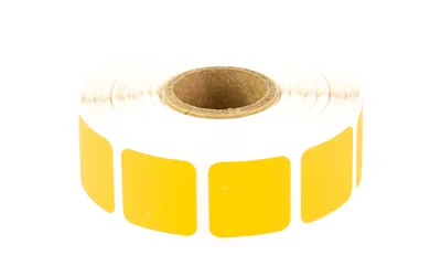 Action Target Square Target Pasters Orange 7/8" Roll of 1000 - View 3
