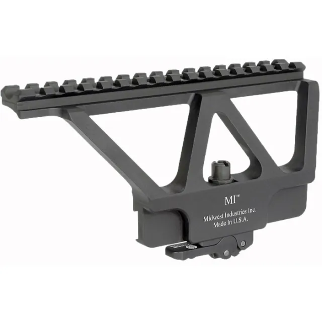 Midwest Industries AK Railed Scope Mount 6.75in. Black - View 2