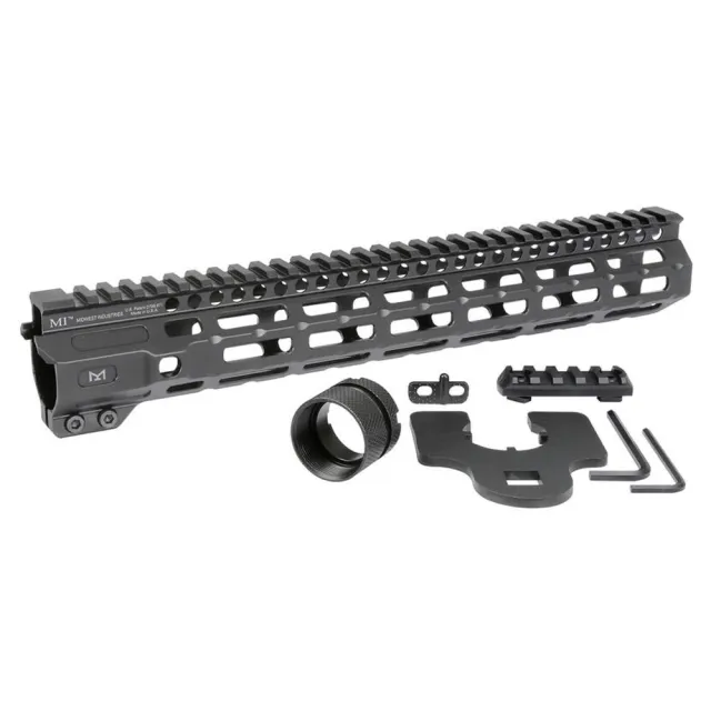 Midwest Industries MICRM12625 12.62" M-Series AR Handguard Black Anodized - View 2