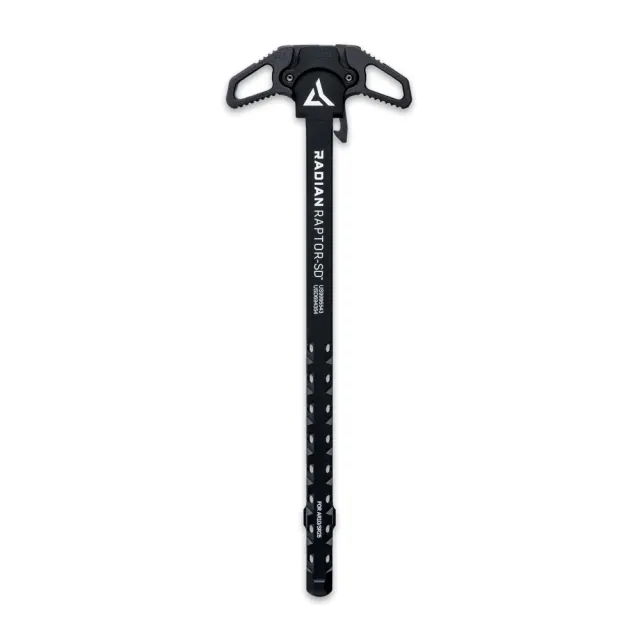 Radian Raptor-SD R0012 Ambi Charging Handle 7.62 Black Ported Gas Relief - View 2