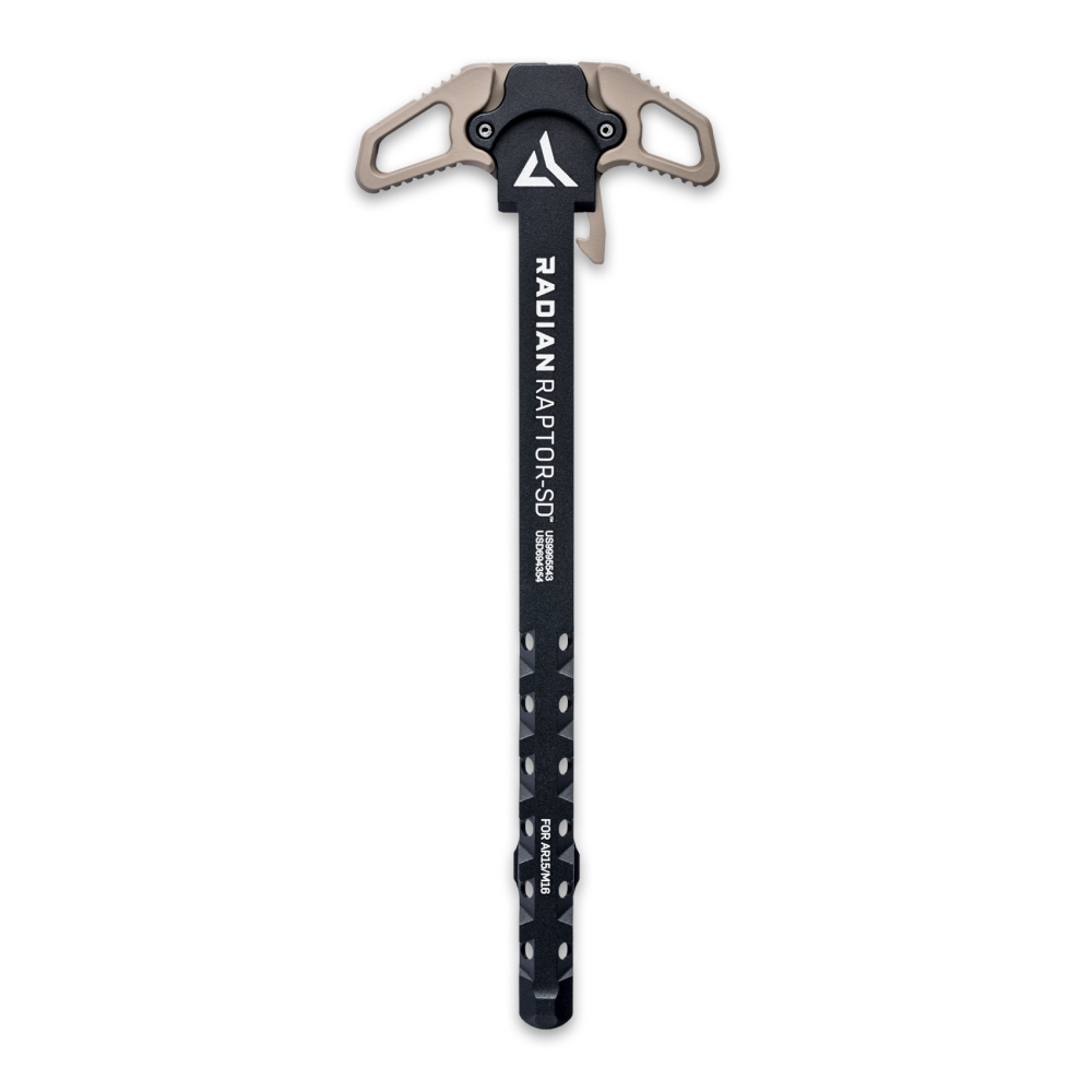 Radian Raptor-SD R0066 Ambi Charging Handle 5.56 FDE Ported Gas Relief - View 2