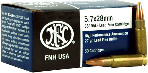 FN America 5.7x28mm Lead Free Ss195lf 27gr. Jhp 50-pack - View 2
