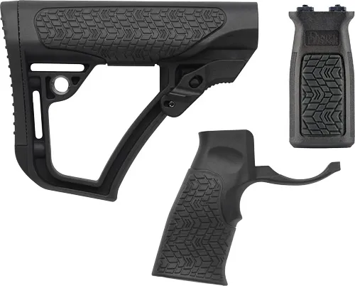 Daniel Defense Black Combo Buttstock Pistol Vertical M-LOK Grip - View 2