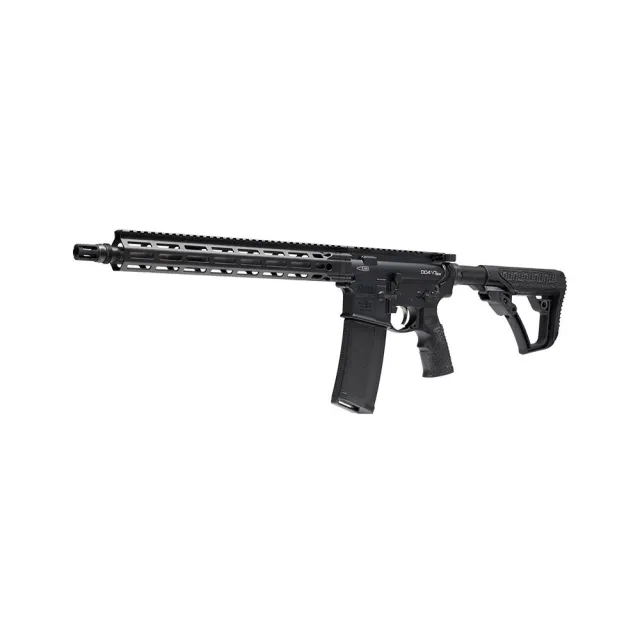 Daniel Defense DD4 V7 SLW Rifle 5.56mm NATO 32rd Magazine 14.5 1/2x28 Threaded Barrel Black with 13.4 Handguard and Flash Hider - View 2