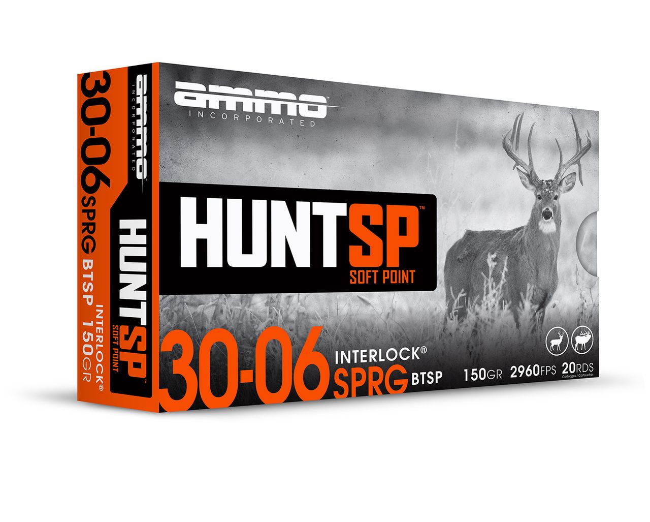 Ammo Incorporated HUNT SP .30-06 SPRG 150 Gr 20-Rounds - View 2