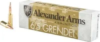 Alex Pro Firearms AG123LSBOX 6.5 Grendel 123gr OTM 20rd Brass - View 2