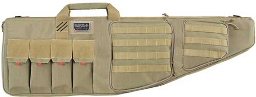 GPS T42ART 42In Tan 1000D Nylon Tactical AR Case Lockable Zippers - View 2
