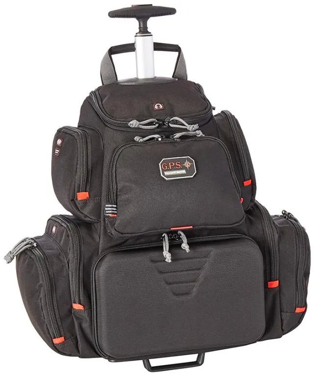 GSM Outdoors Handgunner Backpack Black GPS-1711ROBP 600cuin - View 2