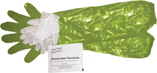 HME Game Cleaning Gloves Pack of 4 Green - View 2
