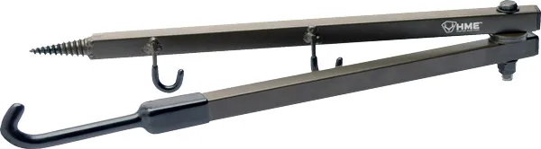 DNZ Products HMEFBH Folding Bow Hanger Green Steel Wall-Mount Heavy-Duty - View 2