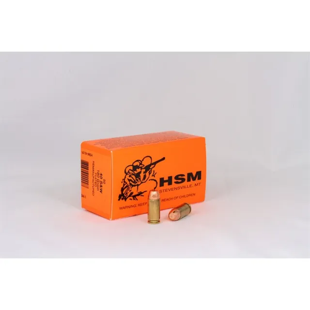 HSM Ammunition 402R 40 S&W 180gr RNFP Remanufactured 388rd - View 2