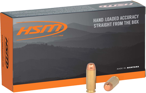 HSM 10MM8N 10mm Auto 200gr FMJ Ammo 50 Rounds 1093fps 531ft-lbs - View 2