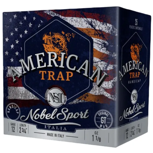 NSI ANS2788 American Trap 12Ga 2.75In 8Shot 25/Box 10/Case - View 2