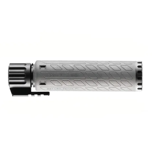 B&T SD-TP9/MP9 Print-X Suppressor 9mm 1.70" Gray Titanium - View 2