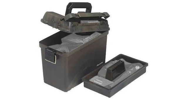 Plano Element-Proof Deep Ammo Box Camo with Tray - View 2