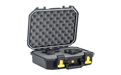 Plano AW2 Two-Pistol Case - Dri-Loc, Airplane Approved, Black, Made In USA - View 4