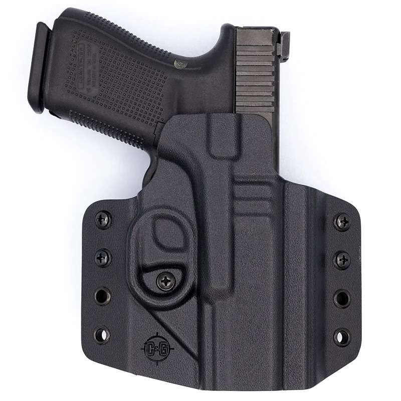 C&G Holsters 0006100 Covert OWB Black Kydex Belt Loop Fits Glock 19 Fit... - View 2