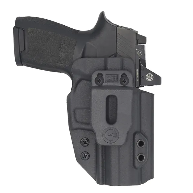 C&G Holsters 0288-100 Covert IWB Black Kydex for SIG P320C Right Handed - View 2