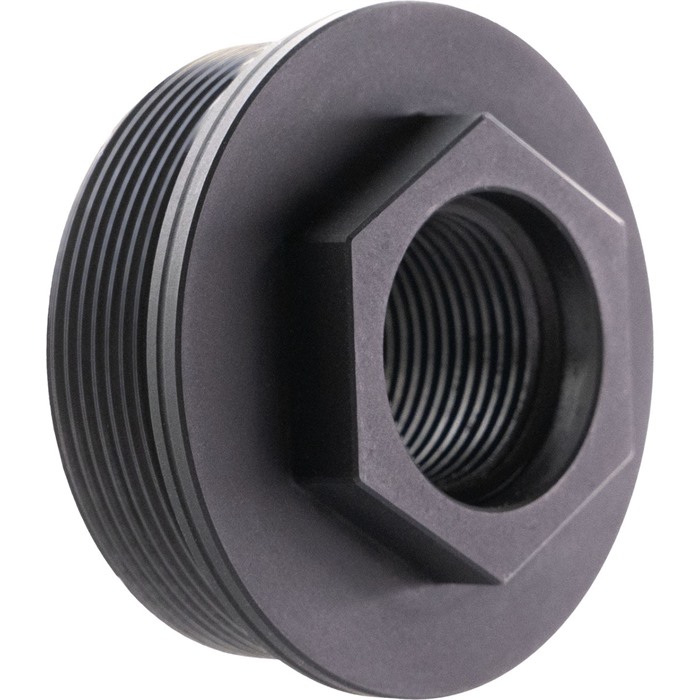 CMMG 11DB016 Zeroed HUB Mount Fits 5/8"x24 Stainless Steel Black - View 2