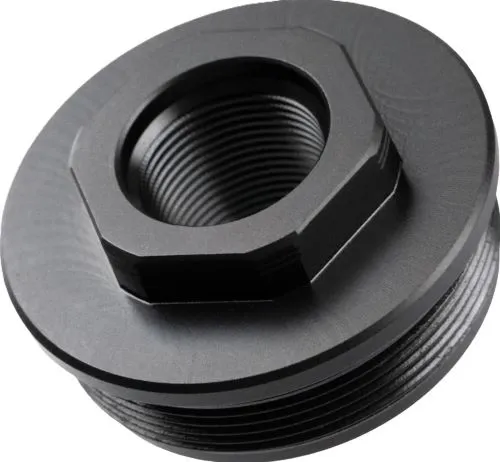 CMMG ZEROED HUB Mount Direct Thread .578X28 to HUB 1.375X24 Nitride Finish - View 2