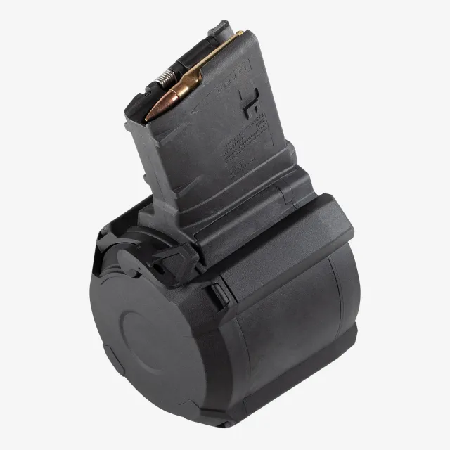 Magpul MAG993-BLK PMAG D-50 7.62x51 50-Round Drum Magazine Black - View 2