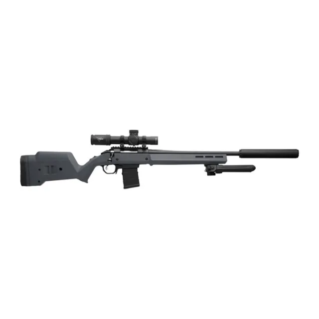 Magpul Hunter American Stock Gray Adjustable Synthetic for Ruger A... - View 2