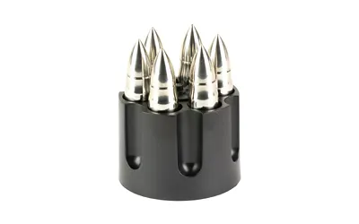 Caliber Gourmet CBG1046B Bullet Chillers Silver Stainless Steel Pistol Cylinder - View 2